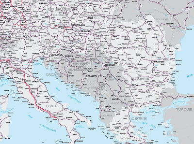 Servicios ferroviarios internacionales en la antigua Yugoslavia en 2013 (III)